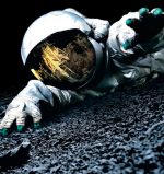 The movie poster for the sci-fi space found footage movie, Apollo 18 directed by Gonzalez Lopez-Gallego and written by Brian Miller.