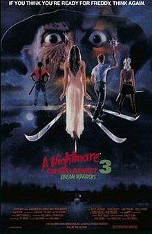 Nightmare on Elm Street 3: Dream Warriors theatrical poster image