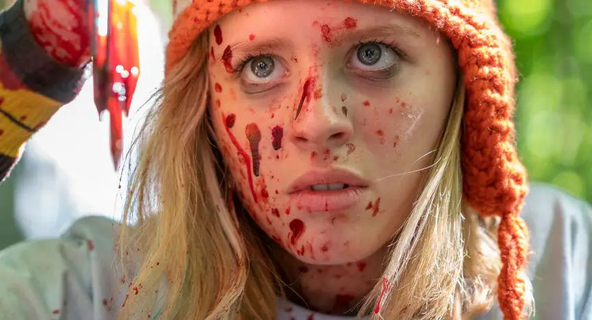 Lulu Wilson bloody in Becky