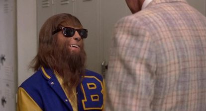 Scott Howard as a teenage werewolf in Teen Wolf.