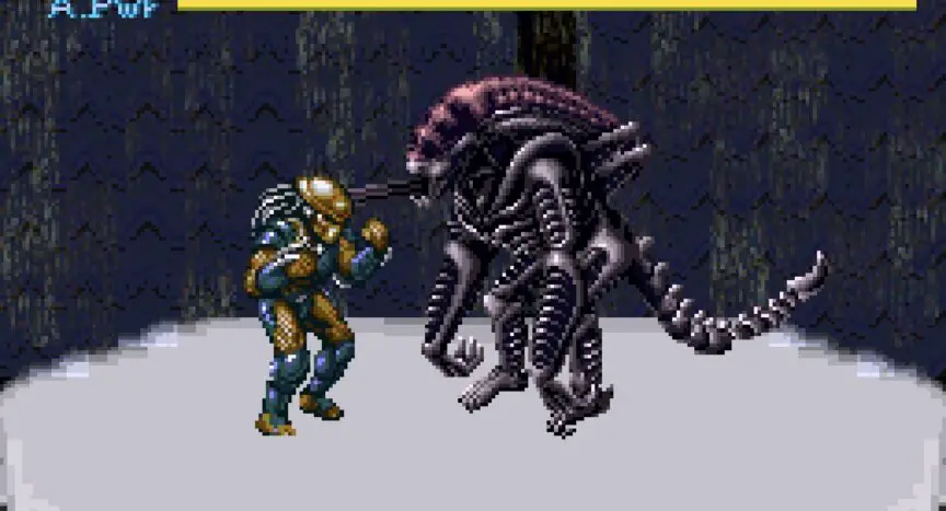 Alien vs. Predator hit the SNES in 1993, eleven years before the first crossover movie.
