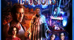 Blu-ray artwork for Clive Barker's Lord of Illusions.