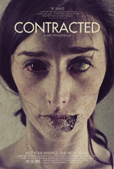 A poster for Eric England's Contracted.