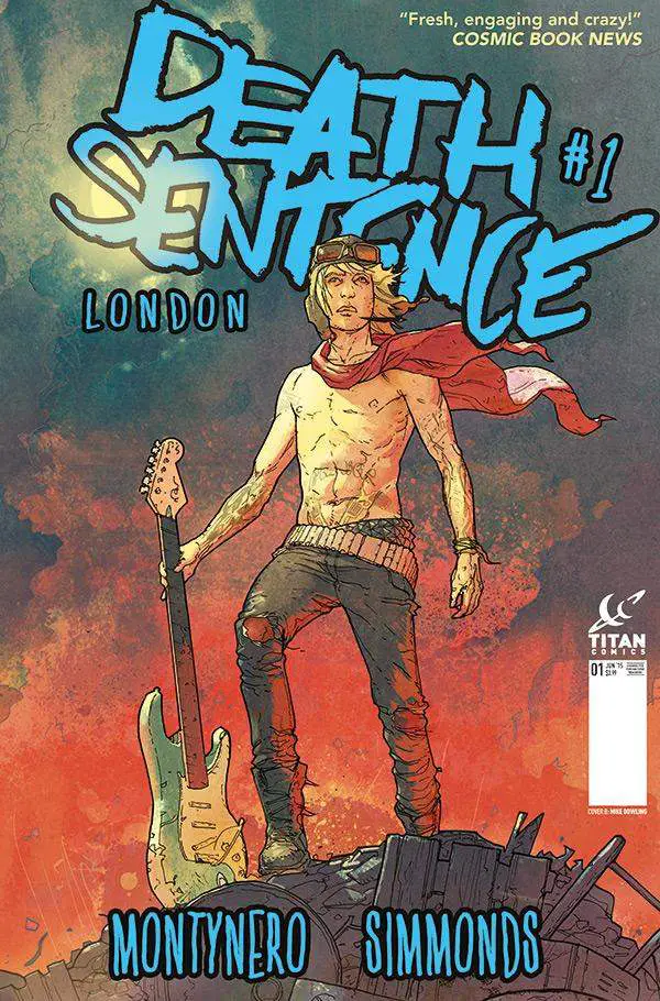 The alternate cover for "Death Sentence: London," a post-apocalyptic sequel to "Death Sentence"