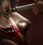 Piercing Movie Cigarette to the eye still