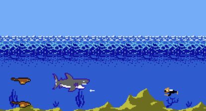 "Jaws" attacked the Nintendo Entertainment System in 1987.