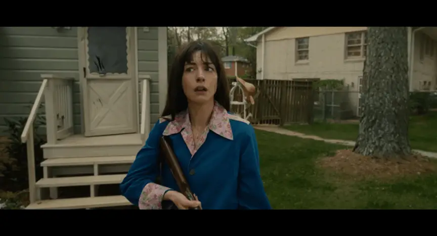 Anne Hathaway in The End of Oak Street.